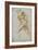 Anatomical Study: a Nude Striding to the Right His Hands Behind His Back-Peter Paul Rubens-Framed Giclee Print