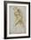 Anatomical Study: a Nude Striding to the Right His Hands Behind His Back-Peter Paul Rubens-Framed Giclee Print