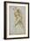 Anatomical Study: a Nude Striding to the Right His Hands Behind His Back-Peter Paul Rubens-Framed Giclee Print