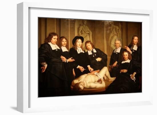 Anatomy Lesson-David Teniers-Framed Art Print