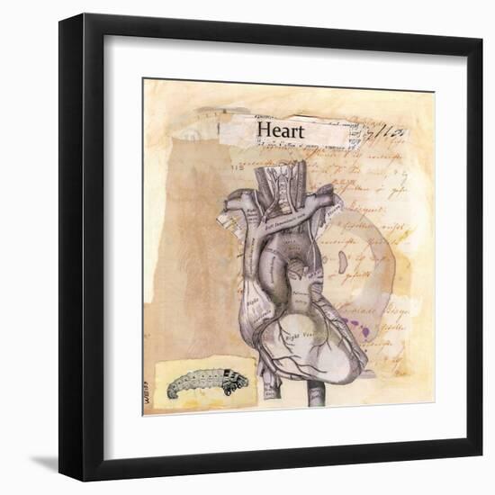 Anatomy Of A Heart I-Jan Weiss-Framed Art Print