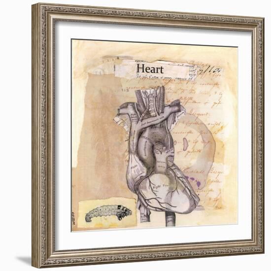 Anatomy Of A Heart I-Jan Weiss-Framed Art Print