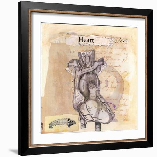 Anatomy Of A Heart I-Jan Weiss-Framed Art Print