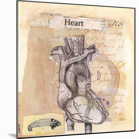 Anatomy Of A Heart I-Jan Weiss-Mounted Art Print