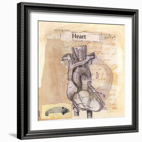 Anatomy Of A Heart I-Jan Weiss-Framed Art Print