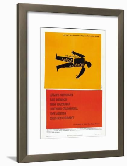 Anatomy of a Murder, 1959, Directed by Otto Preminger-null-Framed Giclee Print