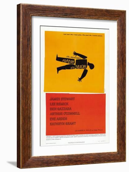 Anatomy of a Murder, 1959, Directed by Otto Preminger-null-Framed Giclee Print