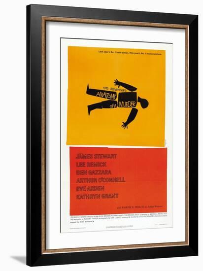 Anatomy of a Murder, 1959, Directed by Otto Preminger-null-Framed Giclee Print