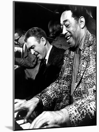 Anatomy of a Murder, James Stewart, Duke Ellington, 1959-null-Mounted Photo