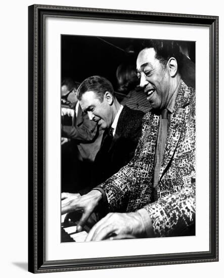 Anatomy of a Murder, James Stewart, Duke Ellington, 1959--Framed Photo