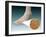 Anatomy of Foot Fungus with Microscopic Close-Up-null-Framed Art Print