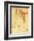 Anatomy Sketches (Libyan Sibyl)-Michelangelo Buonarroti-Framed Giclee Print