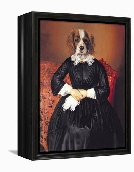 Ancestral Canines II-Thierry Poncelet-Framed Stretched Canvas