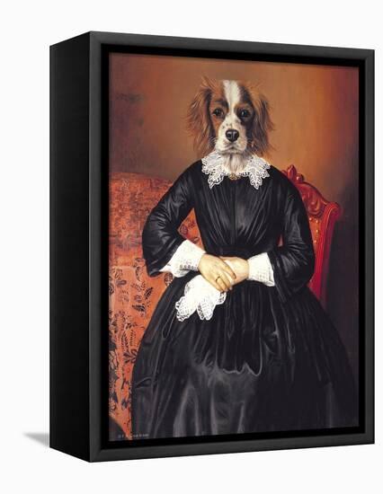 Ancestral Canines II-Thierry Poncelet-Framed Stretched Canvas