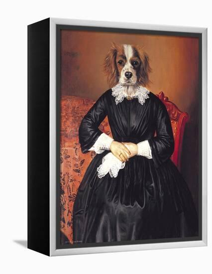 Ancestral Canines II-Thierry Poncelet-Framed Stretched Canvas