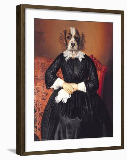 Ancestral Canines II-Thierry Poncelet-Framed Premium Giclee Print