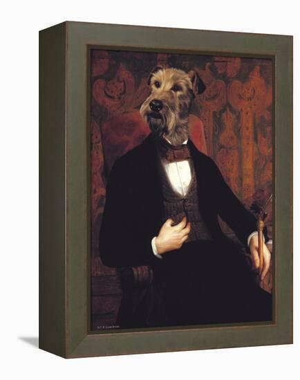 Ancestral Canines III-Thierry Poncelet-Framed Stretched Canvas