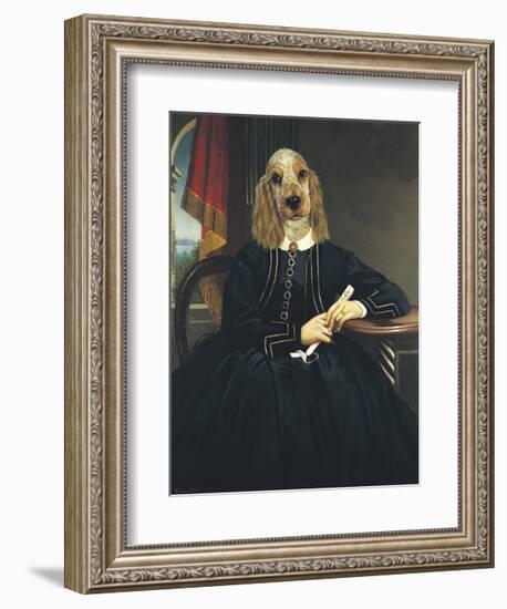 Ancestral Canines IV-Thierry Poncelet-Framed Premium Giclee Print