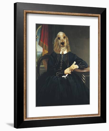 Ancestral Canines IV-Thierry Poncelet-Framed Premium Giclee Print