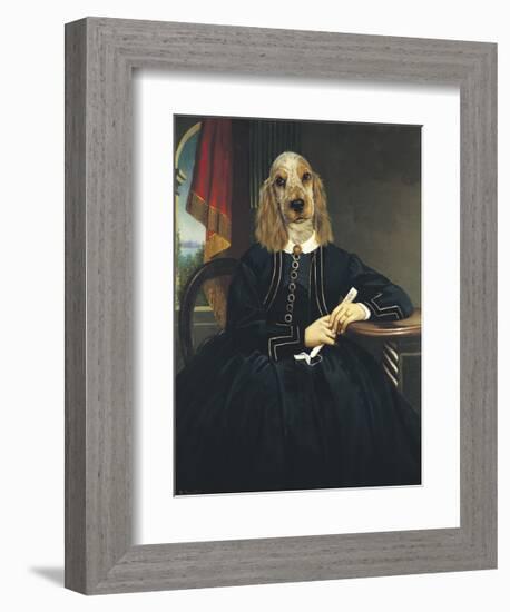Ancestral Canines IV-Thierry Poncelet-Framed Premium Giclee Print