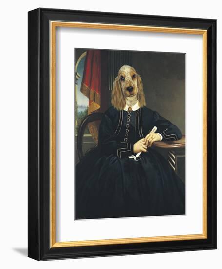 Ancestral Canines IV-Thierry Poncelet-Framed Premium Giclee Print