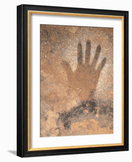 Ancestral Puebloan Pictographs in the Needles District, Canyonlands National Park, Utah, USA-Jerry & Marcy Monkman-Framed Photographic Print