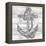 Anchor and Rope-null-Framed Stretched Canvas