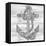 Anchor and Rope-null-Framed Stretched Canvas
