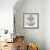 Anchor and Rope-null-Framed Art Print displayed on a wall