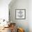 Anchor and Rope-null-Framed Art Print displayed on a wall