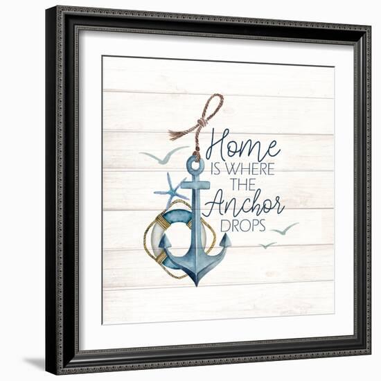 Anchor Home-Kimberly Allen-Framed Art Print