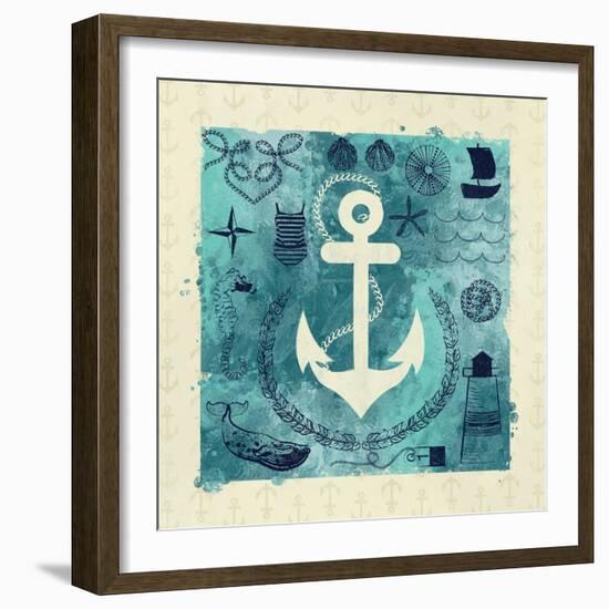 Anchor in Love I-Ashley Sta Teresa-Framed Art Print