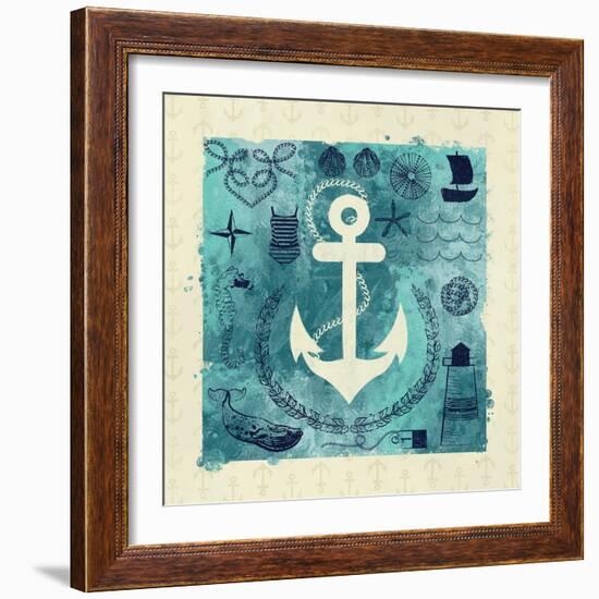 Anchor in Love I-Ashley Sta Teresa-Framed Art Print