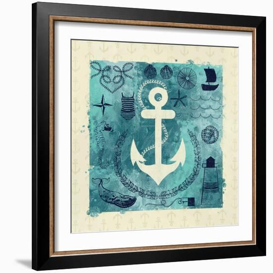 Anchor in Love I-Ashley Sta Teresa-Framed Art Print