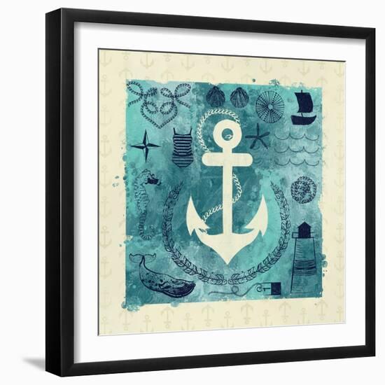 Anchor in Love I-Ashley Sta Teresa-Framed Art Print