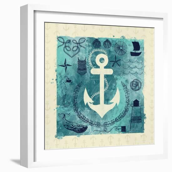 Anchor in Love I-Ashley Sta Teresa-Framed Art Print