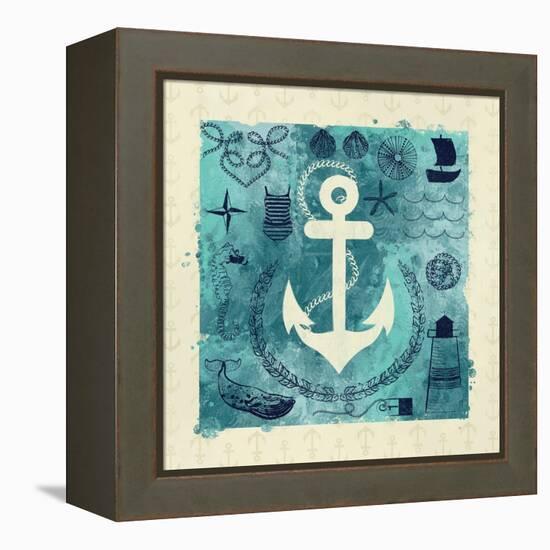 Anchor in Love I-Ashley Sta Teresa-Framed Stretched Canvas