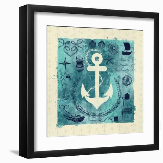 Anchor in Love I-Ashley Sta Teresa-Framed Art Print