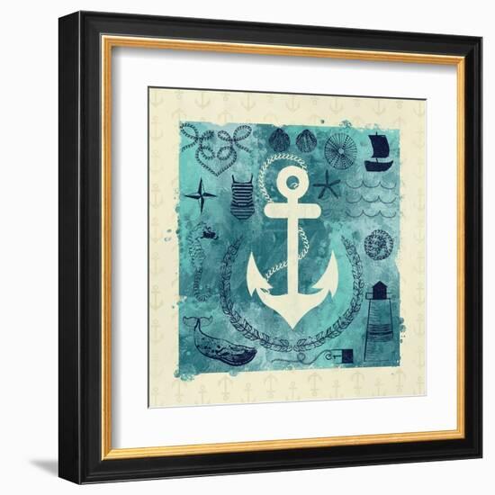 Anchor in Love I-Ashley Sta Teresa-Framed Art Print