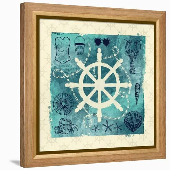 Anchor in Love II-Ashley Sta Teresa-Framed Stretched Canvas