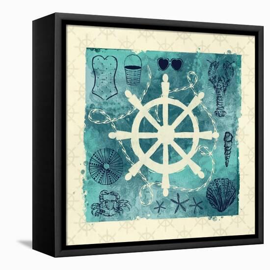 Anchor in Love II-Ashley Sta Teresa-Framed Stretched Canvas