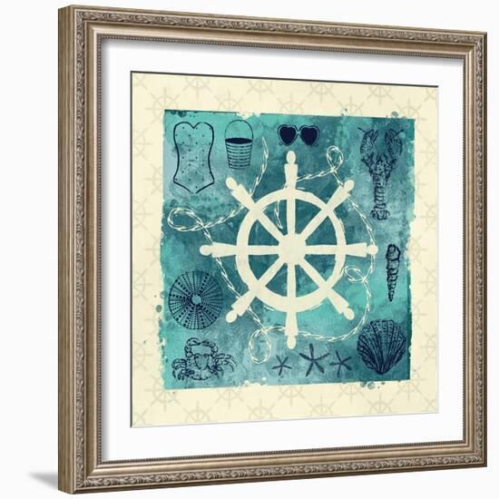 Anchor in Love II-Ashley Sta Teresa-Framed Art Print