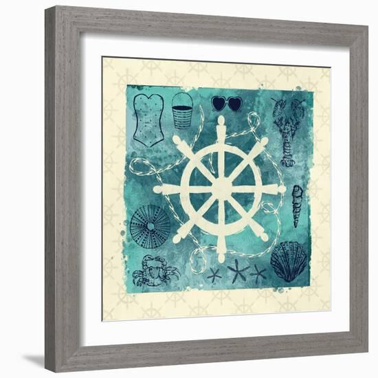 Anchor in Love II-Ashley Sta Teresa-Framed Art Print