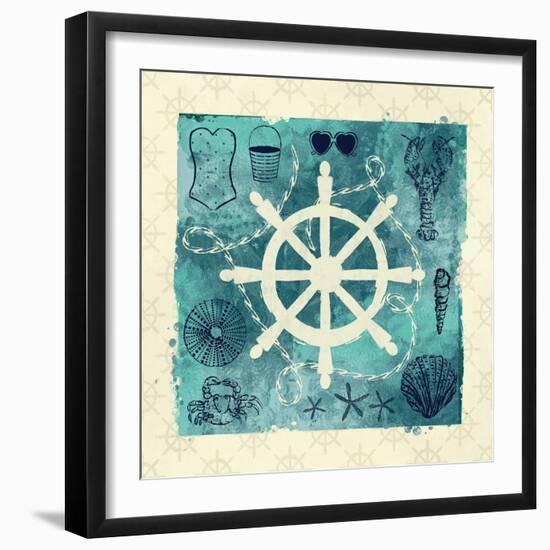 Anchor in Love II-Ashley Sta Teresa-Framed Art Print