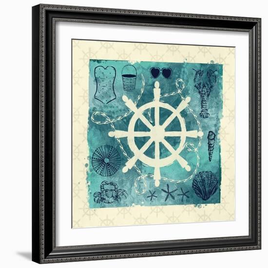 Anchor in Love II-Ashley Sta Teresa-Framed Art Print