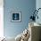 Anchor on Blue Wood-Lanie Loreth-Framed Art Print displayed on a wall