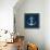 Anchor on Blue Wood-Lanie Loreth-Framed Stretched Canvas displayed on a wall