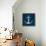 Anchor on Blue Wood-Lanie Loreth-Framed Stretched Canvas displayed on a wall