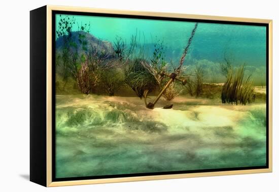 Anchor-Atelier Sommerland-Framed Stretched Canvas