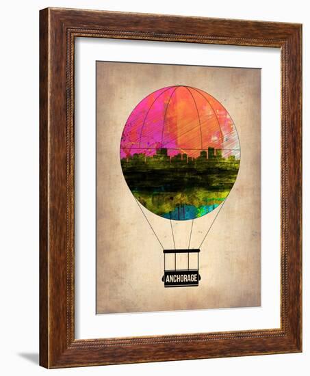 Anchorage Air Balloon-NaxArt-Framed Art Print